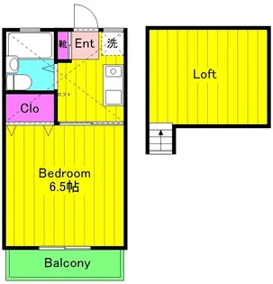 フルーツハウス2【1階】の間取り