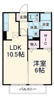 ラ・パール【1階】の間取り