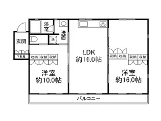 アーバネックス三条【3階】の間取り