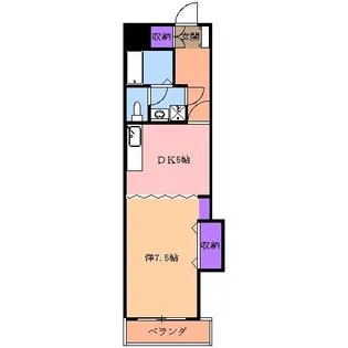 ブラン・ルージュ元今泉【2階】の間取り