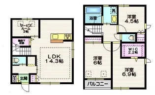 Villa grace 大井の間取り
