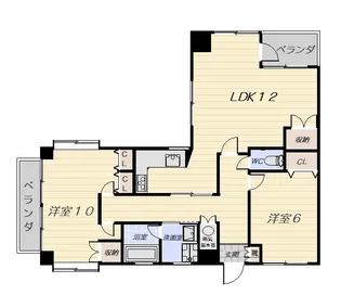 ロイヤルコート武【3階】の間取り