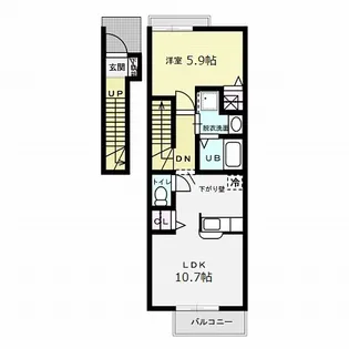 メゾン SMILE IIの間取り