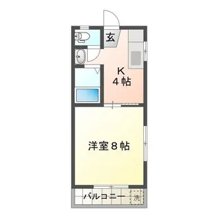 コーポ田中【1階】の間取り