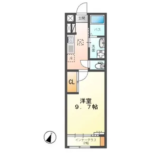 アジューレ【1階】の間取り