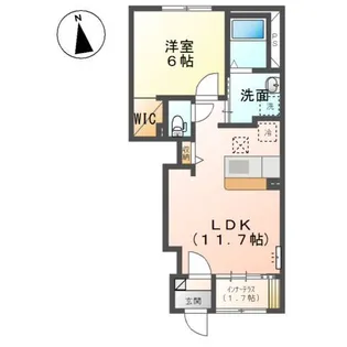 パルティール S【1階】の間取り