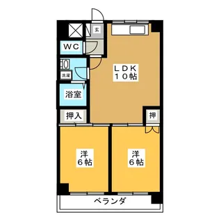 アークヒルズ可児【3階】の間取り