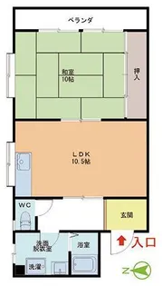 福井県大野市春日3【一戸建】の間取り