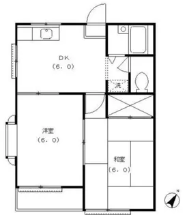 メゾンカトレア【2階】の間取り