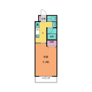 フラッシュマンション【3階】の間取り