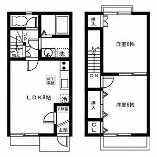 岐阜県各務原市那加野畑町1【一戸建】の間取り