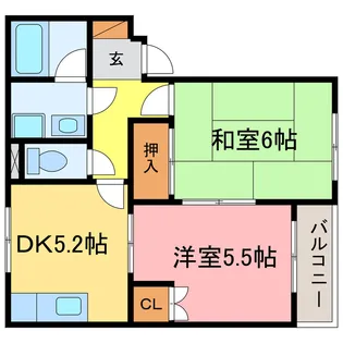 Belle Etoile II【1階】の間取り