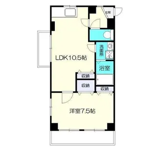 グランディヒルズ【1階】の間取り