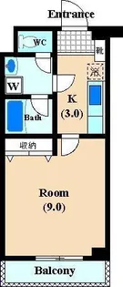 サンライズII【1階】の間取り
