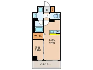 ルーチェ M【3階】の間取り