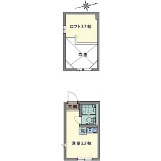 ルシェン和田町【1階】の間取り