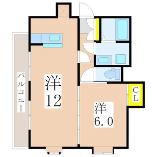 鹿児島県鹿児島市紫原2【マンション】の間取り