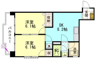 第2柴田ビル【2階】の間取り