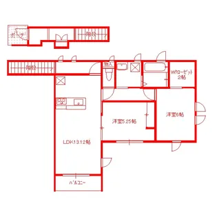 MOZEN【2階】の間取り