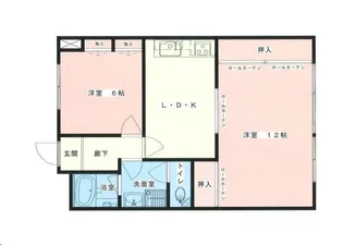 ニュー大淀ハイツ【1階】の間取り