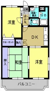 グランシャトー【1階】の間取り