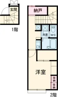 メゾン・テル・フロンタール【2階】の間取り