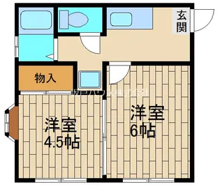 メゾンジュアラー【1階】の間取り