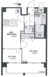 ハーモニーレジデンス羽田ウエスト【10階】の間取り