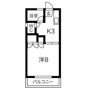 Makana【2階】の間取り