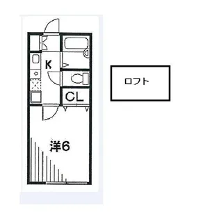 ボヌール八番館【2階】の間取り