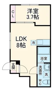 シオンA棟【1階】の間取り