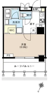 TATSUMIスカイガーデンテラス【4階】の間取り