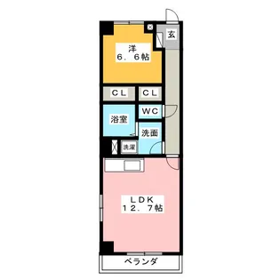 サンレジデンス広路【2階】の間取り