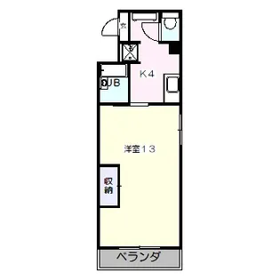 ブライトレジデンス芳泉【3階】の間取り