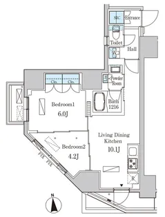 東京都千代田区神田須田町2【マンション】の間取り