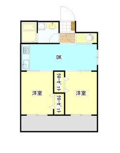 第2つつみビル【8階】の間取り