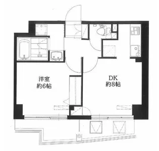 レジーナエビス【14階】の間取り