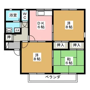 パストラル大塚 C棟【1階】の間取り