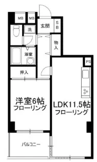 ラ・フォレ根岸【8階】の間取り