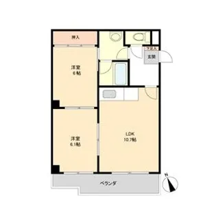 愛知県名古屋市千種区観月町2【マンション】の間取り