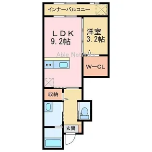 Maison Crecia【1階】の間取り