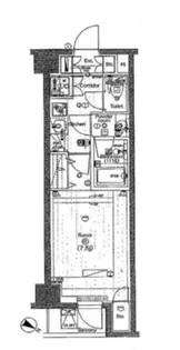PREMIUM CUBE都立大学#mo【3階】の間取り