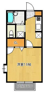 サンヒルズII【2階】の間取り