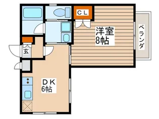 エグゼクティブ立川【3階】の間取り