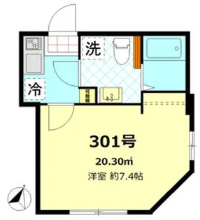 I-SQUARE【3階】の間取り