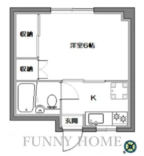 竹見コーポ【2階】の間取り