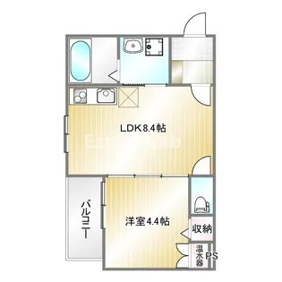 MAXIV CITY神戸鷹取【1階】の間取り