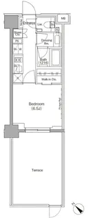 ザ・パークハビオ月島フロント【1階】の間取り