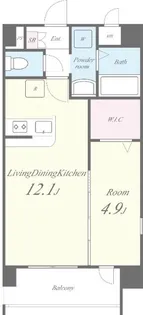 オーラヴィーヌ【6階】の間取り