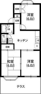 アネックス大川【1階】の間取り